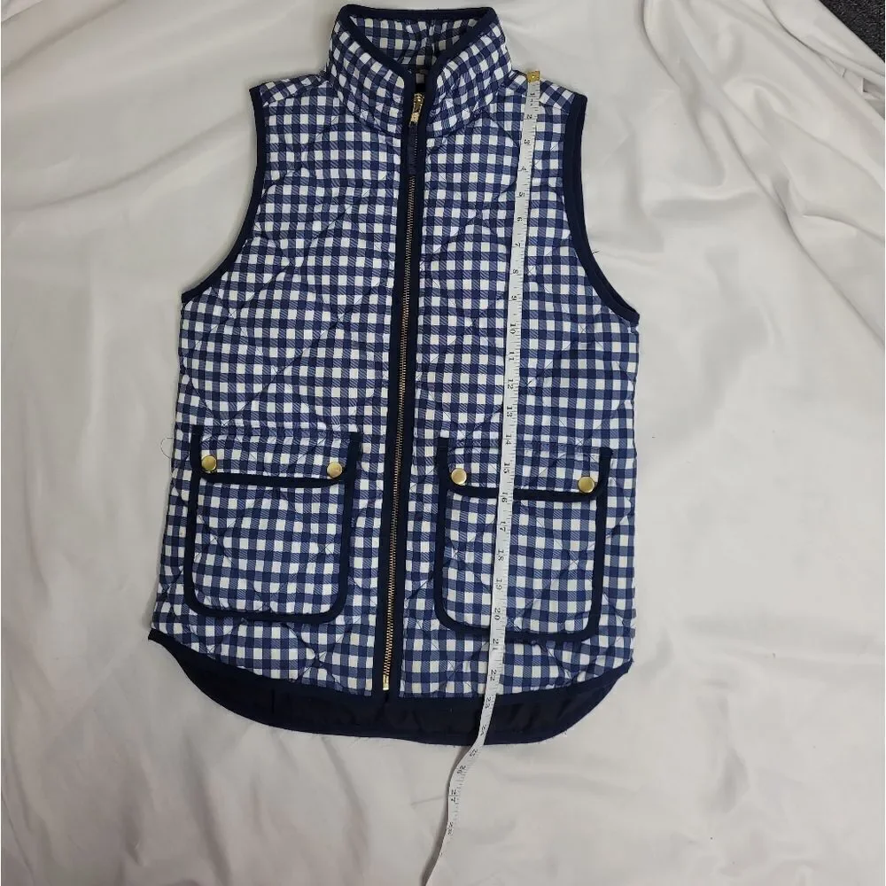 J. Crew blue white
